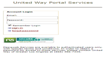 Tablet Screenshot of desigweb.unitedwayla.org